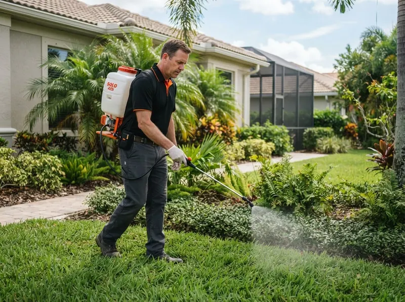 Flea and Tick Yard Barrier Defense in Naples, FL